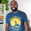 Mens Can't Work Today My Arm Is In A Cast T-Shirt Funny Fishing Tee - Crazy Dog Men's T Shirt - 3 of 4
