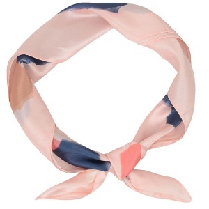 Anna-Kaci Silk Feeling Hair Scarf Small Square Satin Head Scarf Neckerchief Women 23 Inches - 1 of 4
