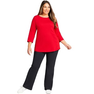 Avenue Women's Plus Size Pima Bootleg Legging - 1 of 4