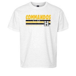 Kids Hendersonville High School Commandos Name & Graphic Essential