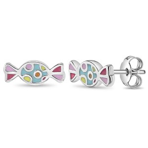 Girls' Sweet Tooth Candy Standard Sterling Silver Earrings - In Season Jewelry - 1 of 4