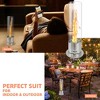 15.7" x 5.9" Portable Bio Ethanol Tabletop Fireplace, Modern Ventless Indoor/Outdoor Heater - 4 of 4
