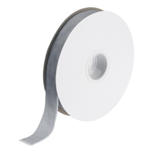 Unique Bargains Soft Single Face Spool Silky Velvet Ribbon for Bouquets DIY Crafts - 1 of 3