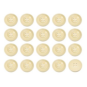 Unique Bargains Wooded Sewing DIY Craft Clothing Sewing Round Buttons 50 Pcs - 1 of 4