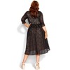 Women's Plus Size Lace Lover Dress - black | CITY CHIC - 2 of 4