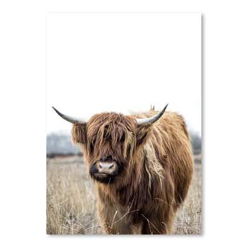 Americanflat - 16 X 20 Highland Cow By Tanya Shumkina Wrapped Canvas Wall  Art : Target