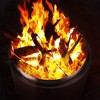 27" Smokeless Fire Pit with Air Switch, Wood Burning Portable Stainless Steel Outdoor Firepit with Stand & Stove Hook - 4 of 4