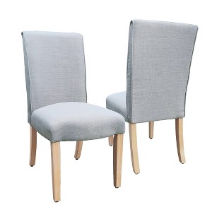 Set of 2 Scalloped Detail Dining Chairs - HomePop - 1 of 4
