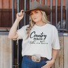 Simply Sage Market Women's Country Roads Heart Short Sleeve Garment Dyed Tee - 2 of 2