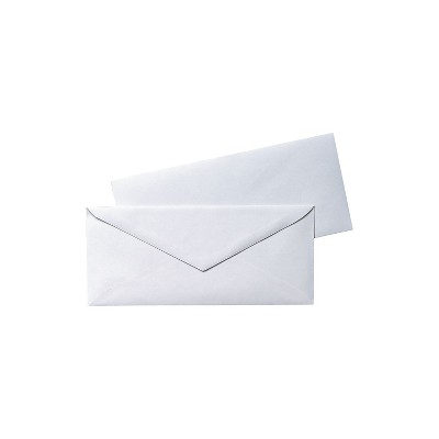 Quality Park #10 Business Envelope 4 1/2" x 9 1/2" White 50/Box (69016) QUA69016