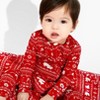 Bellabu Bear Baby Polar Isle Red Bamboo Convertible Footie - 2 of 4