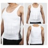 Unique Bargains Men Body Slimming Tummy Shaper Underwear Stretch Shapewear Waist Girdle Shirt Nylon - 4 of 4