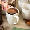 8oz 6pk Porcelain Cara Cup Set White - Elama: Coffee & Tea Cups, Microwave & Dishwasher Safe, Service for 6 - 4 of 4