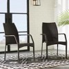 DOMETOUR Outdoor Wicker Chairs, 54020 KD MP2, 2 chairs/set - 4 of 4