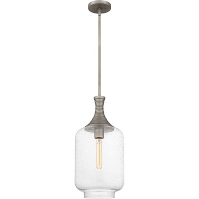 Quoizel Lighting 1 - Light Pendant in  Antique Nickel