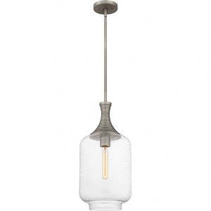 Quoizel Lighting 1 - Light Pendant in  Antique Nickel - 1 of 4