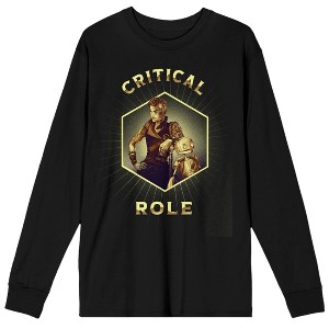 Critical Role Campaign 3: Bells Hells Ashton and FCG Adult Black Long Sleeve Tee - 1 of 3