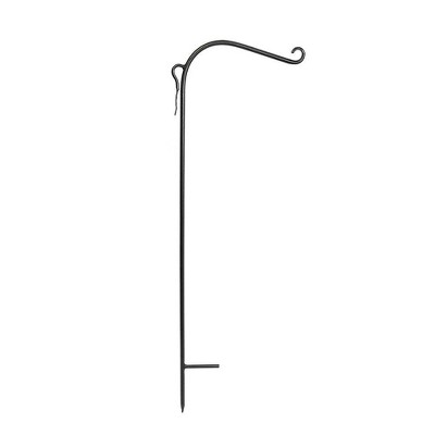 42" Shepherd's Hook Pole Stake Black  - ACHLA Designs