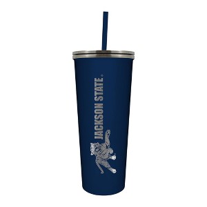 NCAA Jackson State Tigers 24oz Skinny Tumbler with Straw - 1 of 3