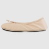 Isotoner Women's Sloan Nude Spandex Ballerina Slippers - 2 of 4