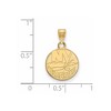 Black Bow Jewelry 14k Yellow Gold New York Islanders NHL Small Pendant - 2 of 3