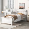 MAYEERTY Twin Bed with Headboard Teens with a Nightstand White - 2 of 4