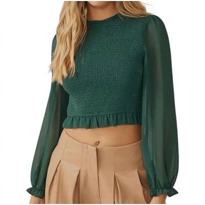 Women's Bailey Smocked Blouse - Idem Ditto