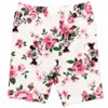 Disney Frozen Minnie Mouse Little Mermaid Elsa Princess Anna Peplum T-Shirt Shorts & Scrunchie 3 Pc Set Infant to Big Kid - 3 of 4