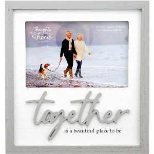 Pavilion Gift Company - Together - 7.75" x 8.25" Frame (Holds a 6" x 4" Photo) - Single Image Frames - 1 of 4