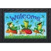 Briarwood Lane Summer Doormat 30x18 Indoor Outdoor Happy Frogs For Summer Doormat - 2 of 4