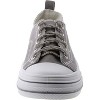 Very G Womens Aman 2 Lace Up Canvas Sneaker, Grey - 2 of 4