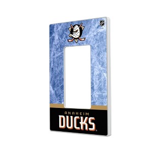 NHL Western Conference Teams Ice Wordmark Hidden-Screw Light Switch Plate for Single Rocker - 1 of 4