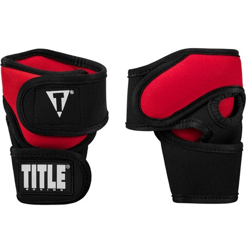 Title Boxing Gel Palm Training Pads - Black/red : Target