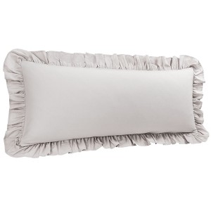 PiccoCasa Pure Cotton Soft Envelope Closure Body Ruffled Pillowcases 2 Pcs - 1 of 4