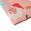 Unique Bargains Christmas Place Mats Santa Flax Pink Blue 13"x17.7" 2 Pcs - 4 of 4