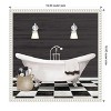 Amanti Art Modern Bathroom I by Elizabeth Medley Framed Canvas Wall Art - 4 of 4
