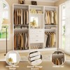 Aheaplus Freestanding Closet Organizer with Mirror and 4 Hanging Rods, Closet System with Drawers - 2 of 4