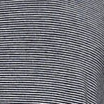 black pinstripe