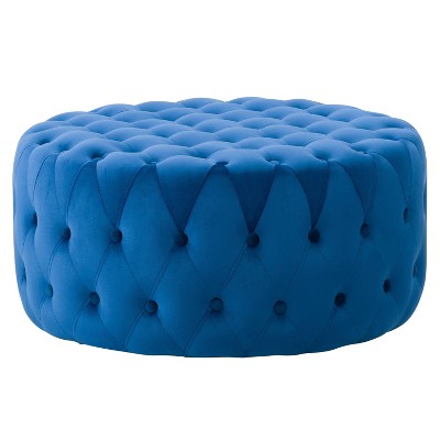 Blue ottoman hot sale target