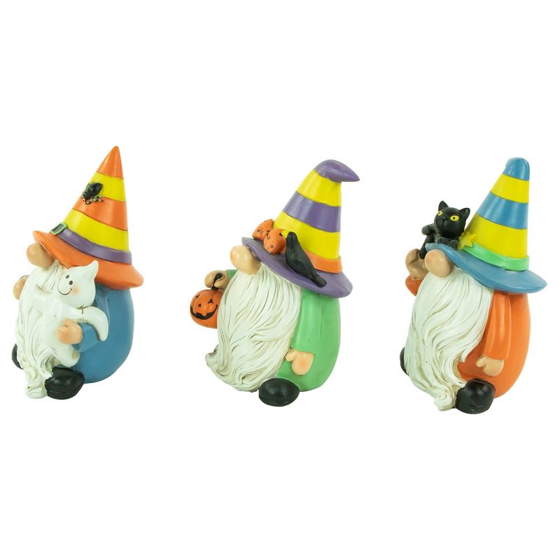 Northlight Set of 3 Halloween Gnomes Decoration 6", 3 of 5