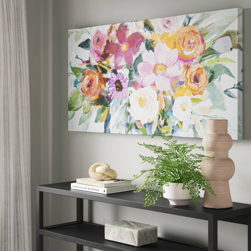 47&#34; x 24&#34; Floral Bunch Unframed Wall Canvas - Threshold&#8482;, 3 of 6