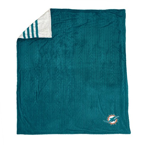 miami dolphins fleece blanket