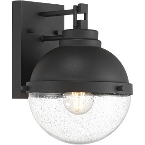 Possini Euro Design Possini Euro Sargasso 11" Sand Black Marine Grade Outdoor Wall Light - 1 of 4
