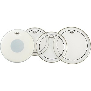 Remo Clear Pinstripe Pro Pack With Free 14" Controlled Sound X Snare Head - 1 of 4