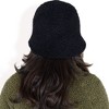 Anna-Kaci Women's High Pile Fleece Bucket Hat with Soft Textured Fabric and Modern Casual Design - 4 of 4