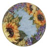 Set of 4 Sunflower Bouquet Assorted Dining Plates - Certified International - 2 of 3