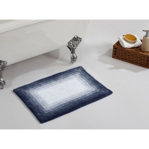 Torrent Collection 100% Soft Cotton Tufted Weave Bath Rug, Ombre Pattern, Highly Absorbent, Machine Washable Bathroom Mat for Multipurpose Use - 1 of 4