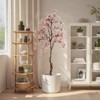 Artificial Flowering Begonia Tree, Fake Begonia Flowering Tree for Home Decor and Photography Props. - 2 of 4