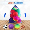 GSE 24"x36" Large Mesh Sports Ball Drawstring Bag for Gym Training, Football, Basketball, Swimming - 4 of 4