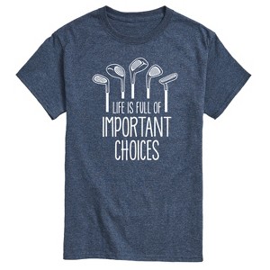 Men's - Instant Message - Life Is Full Of Important Choices Short Sleeve Graphic T-Shirt - 1 of 4